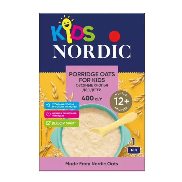 Хлопья Нордик для детей 400г