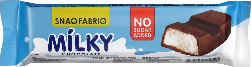 Шоколад Snaq Fabriq Milky со сливочной начинкой 34г