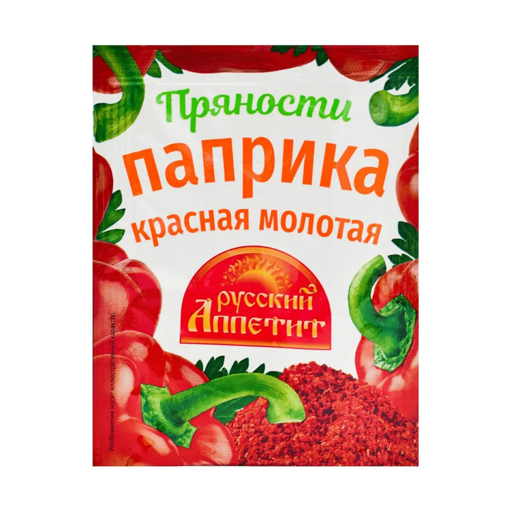 Приправа Русский аппетит Паприка молотая 10г