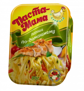 Лапша по-домашнему с курицей Паста-Мама 90г