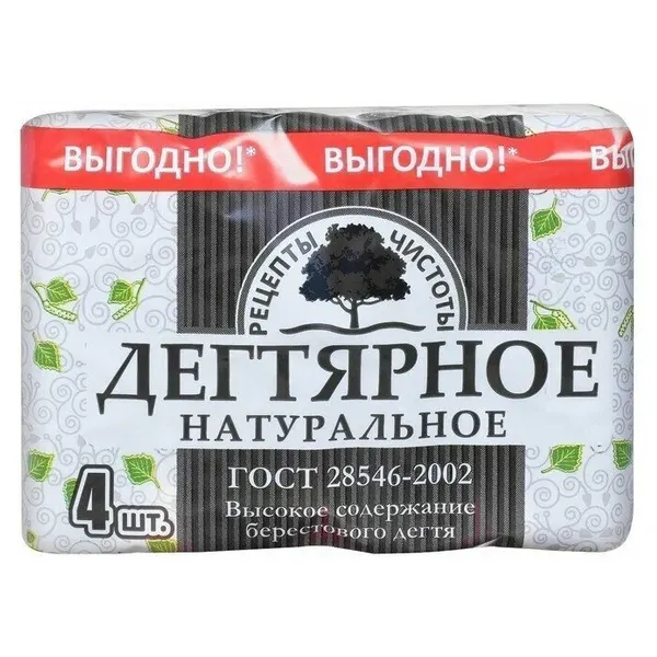 Мыло Дегтярное Новгородское 4*70г