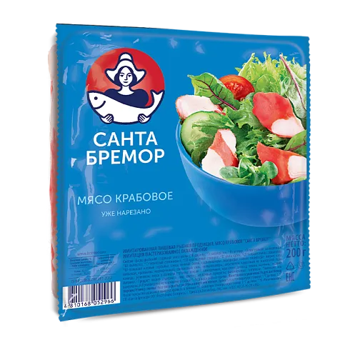 Крабовое мясо Санта Бремор 200г