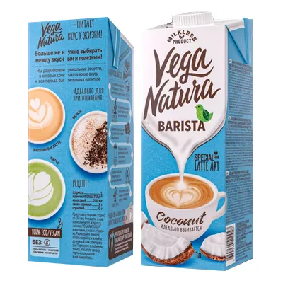 Напиток Vega natura Бариста Кокос 1,2% 1л