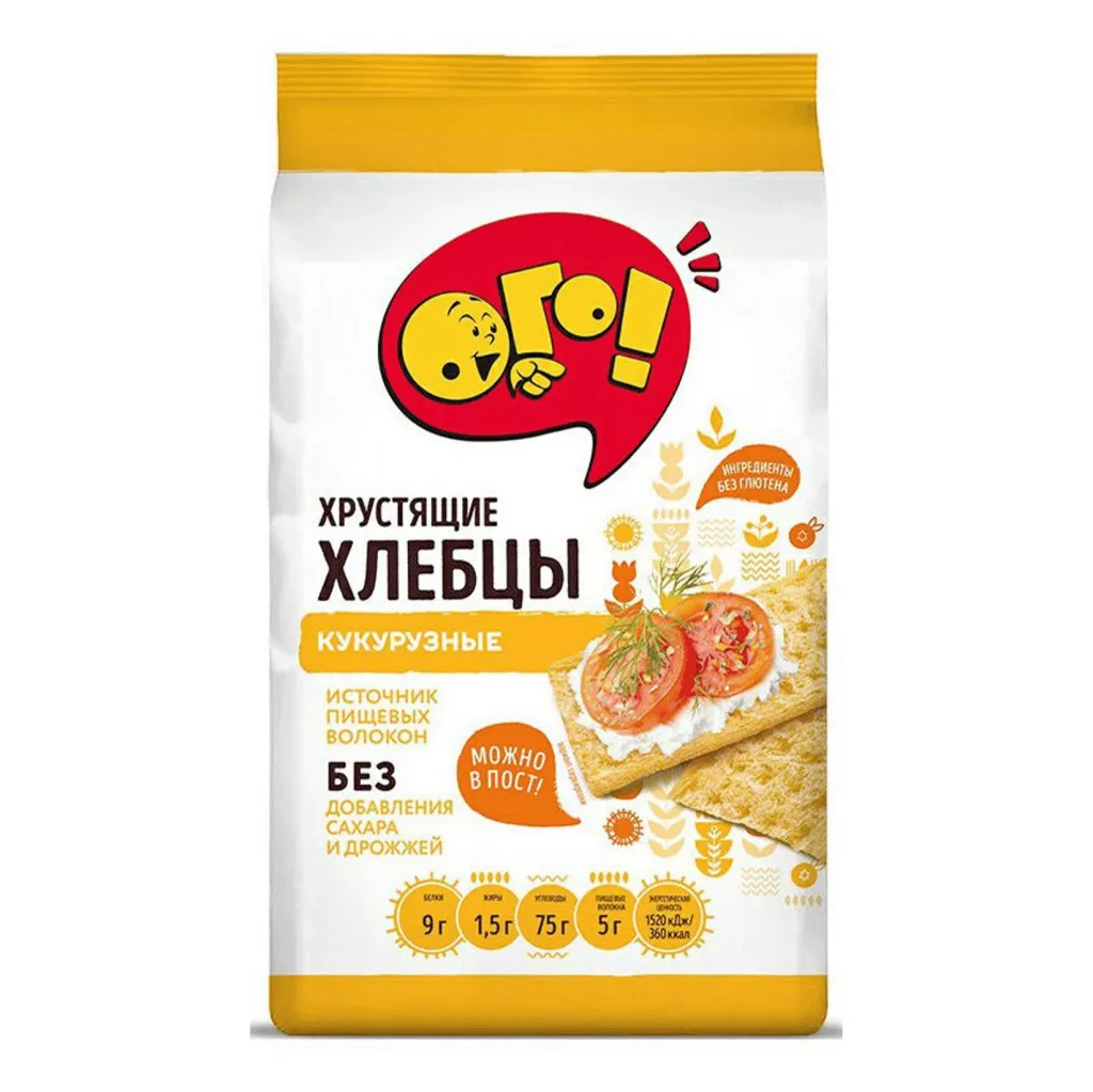 Хлебцы Ого! Кукурузные 75г