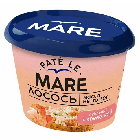 Лосось Балтийский берег рубленый с креветкой 150г