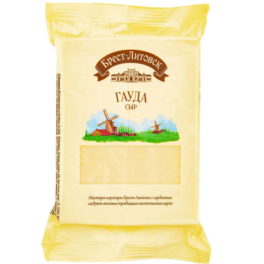 Сыр Гауда 48% Брест Литовск 200г