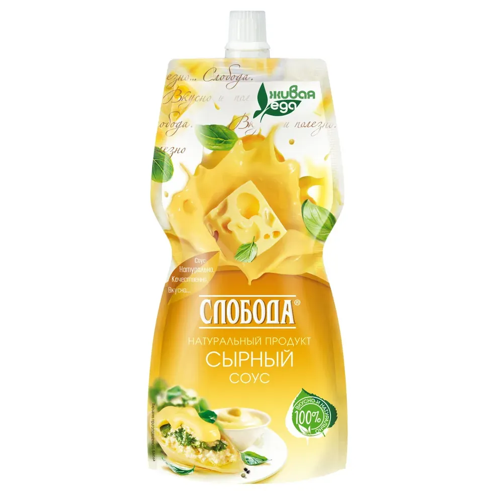 Соус Слобода Сырный дой/пак 220г