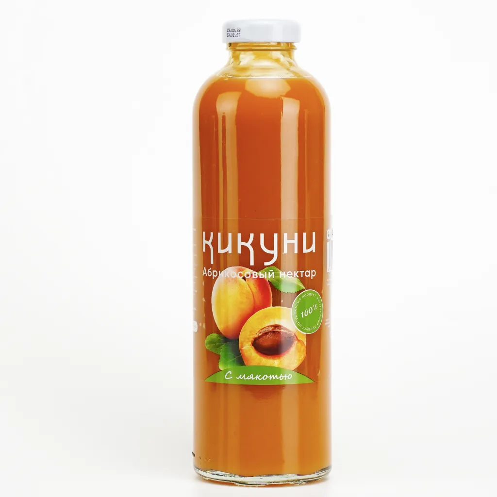 Нектар Кикуни ст/б 0,75л абрикосовый с мякотью