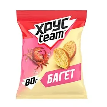 Сухарики Хрустим багет Краб 60г