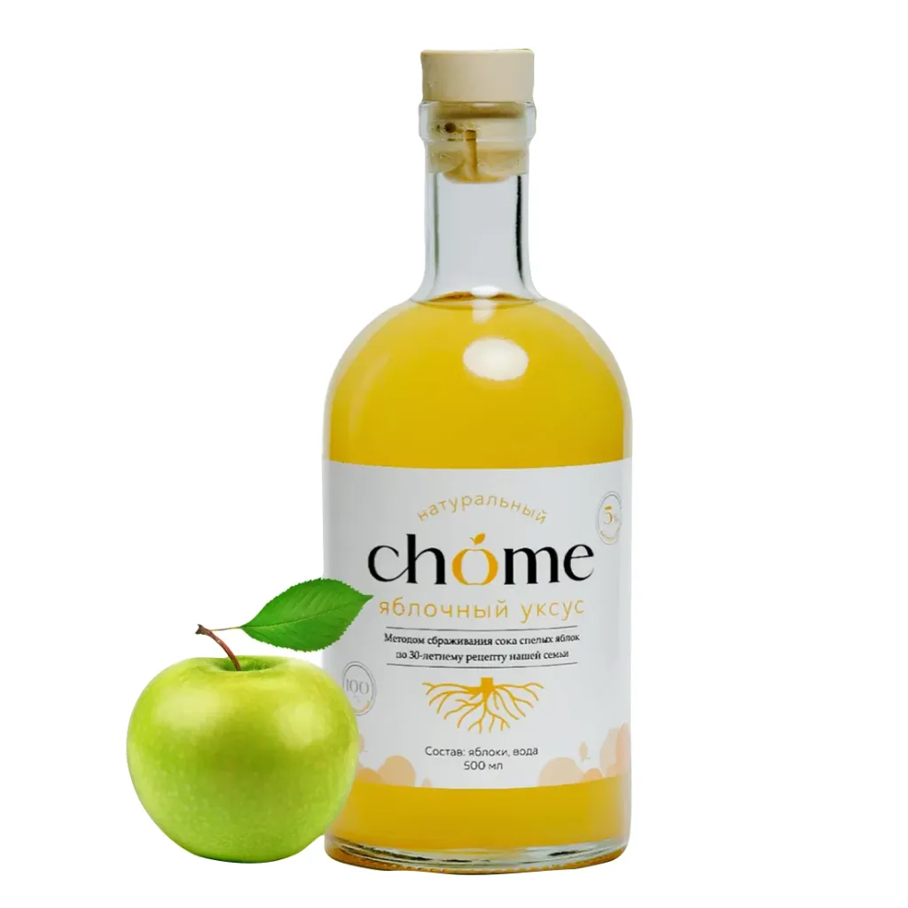 Уксус Нана Chome Домашний яблочный 500мл