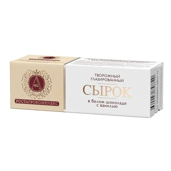 Сырок А.Ростагрокомплекс в бел шок с ванилью 26% 50 г
