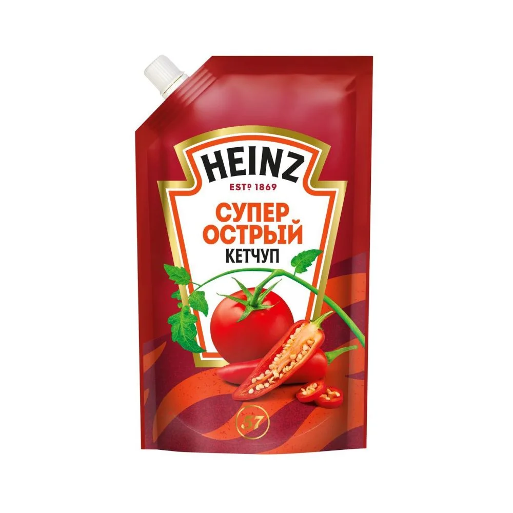 Кетчуп Heinz д/п  Супер Острый 320 г
