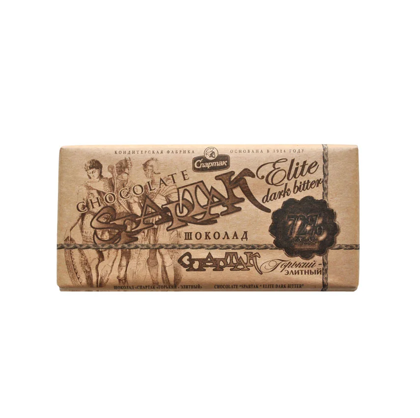 Шоколад Спартак горький Элитный 72%
