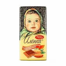 Шоколад Аленка  с миндалем 90г
