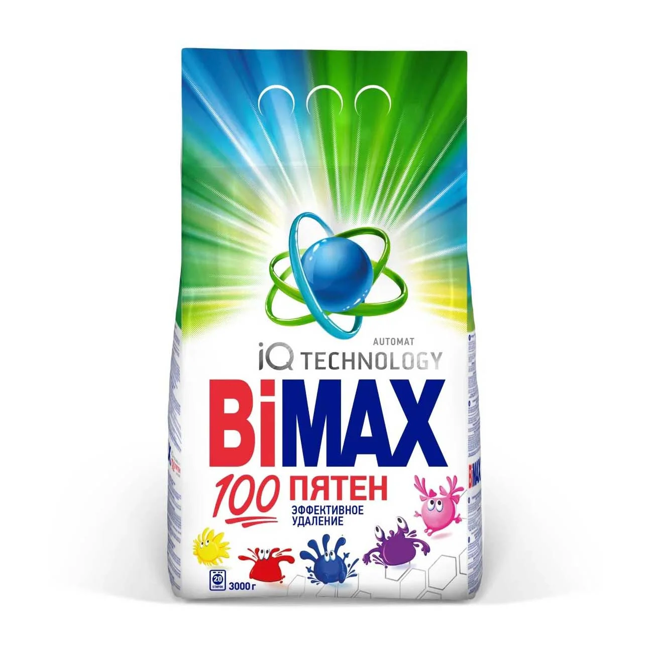 Порошок Bimax авт 100 пятен 3кг