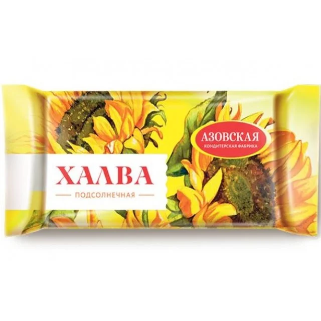 Халва Азовская подсолнечная с арахисом 500 г