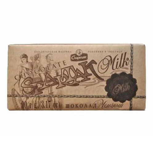 Шоколад Спартак молочный