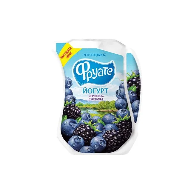 Йогурт Фруате питьев 1.5% черника-ежевика 950г