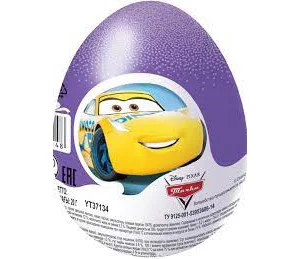 Яйцо шоколадное Шоки-Токи Тачки с игрушкой