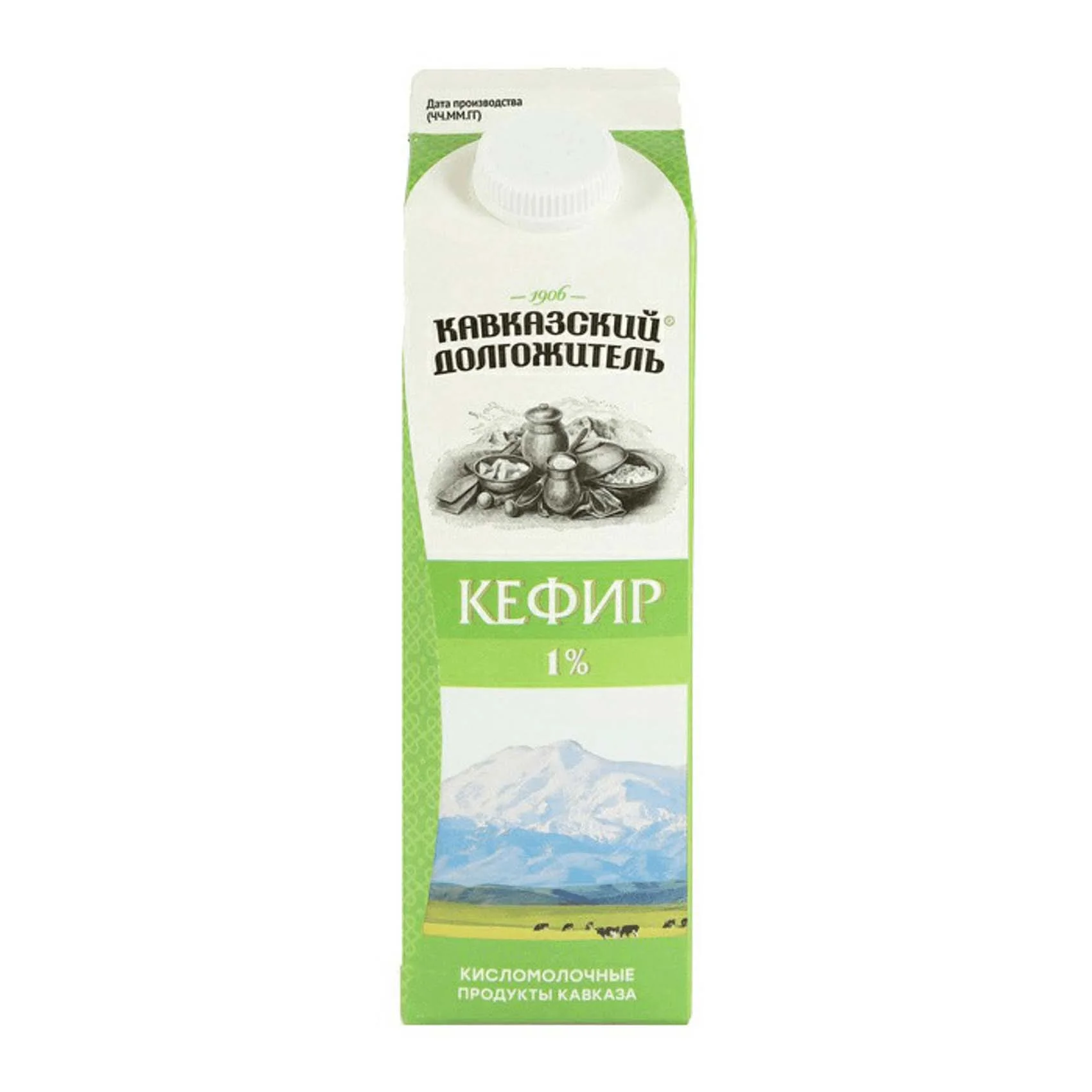 Кефир Кавказский долгожитель 1% 900г