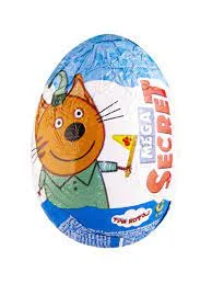 Яйцо шоколадное Три Кота с игрушкой 20г