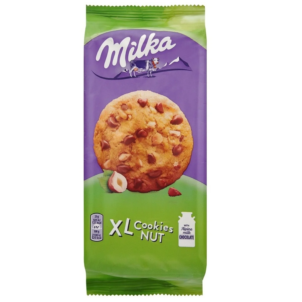 Печенье Milka XL Натс 184 г