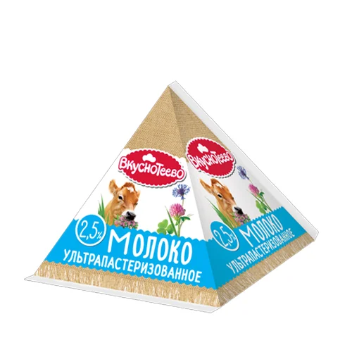 Молоко Вкуснотеево 2,5% ультрапастеризованное 200мл