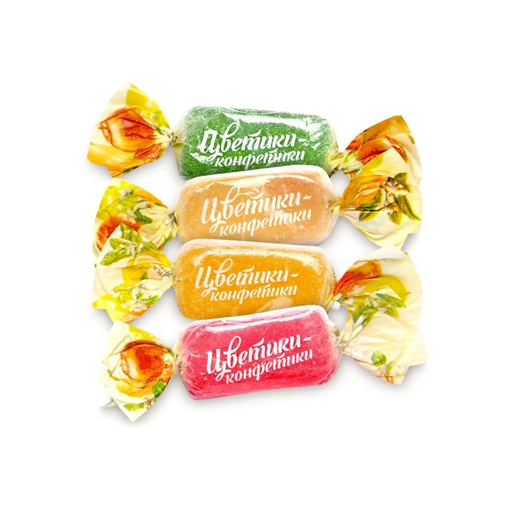Конфеты Цветики конфетики желейные  Азовская КФ