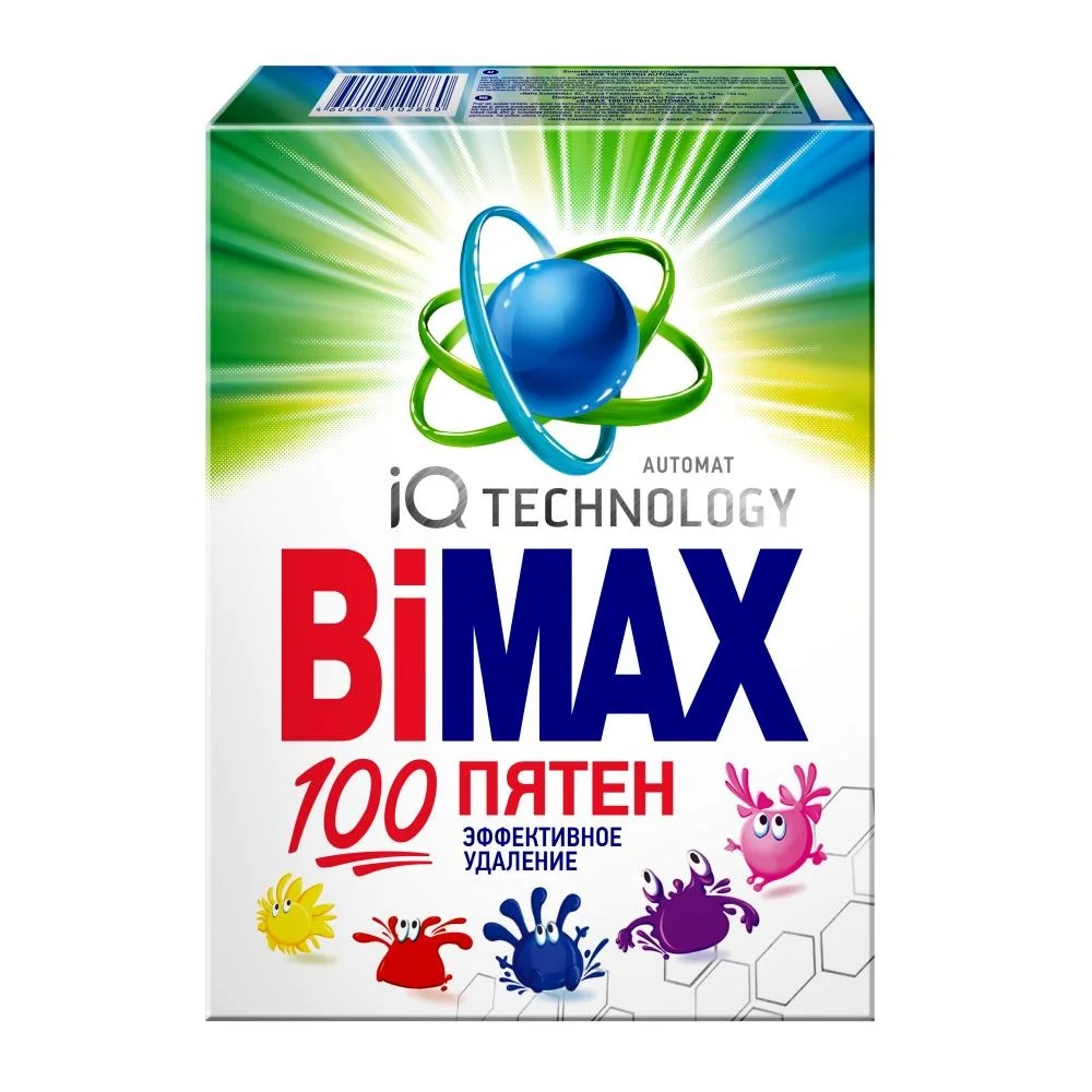 Порошок Bimax авт 100 пятен 400г