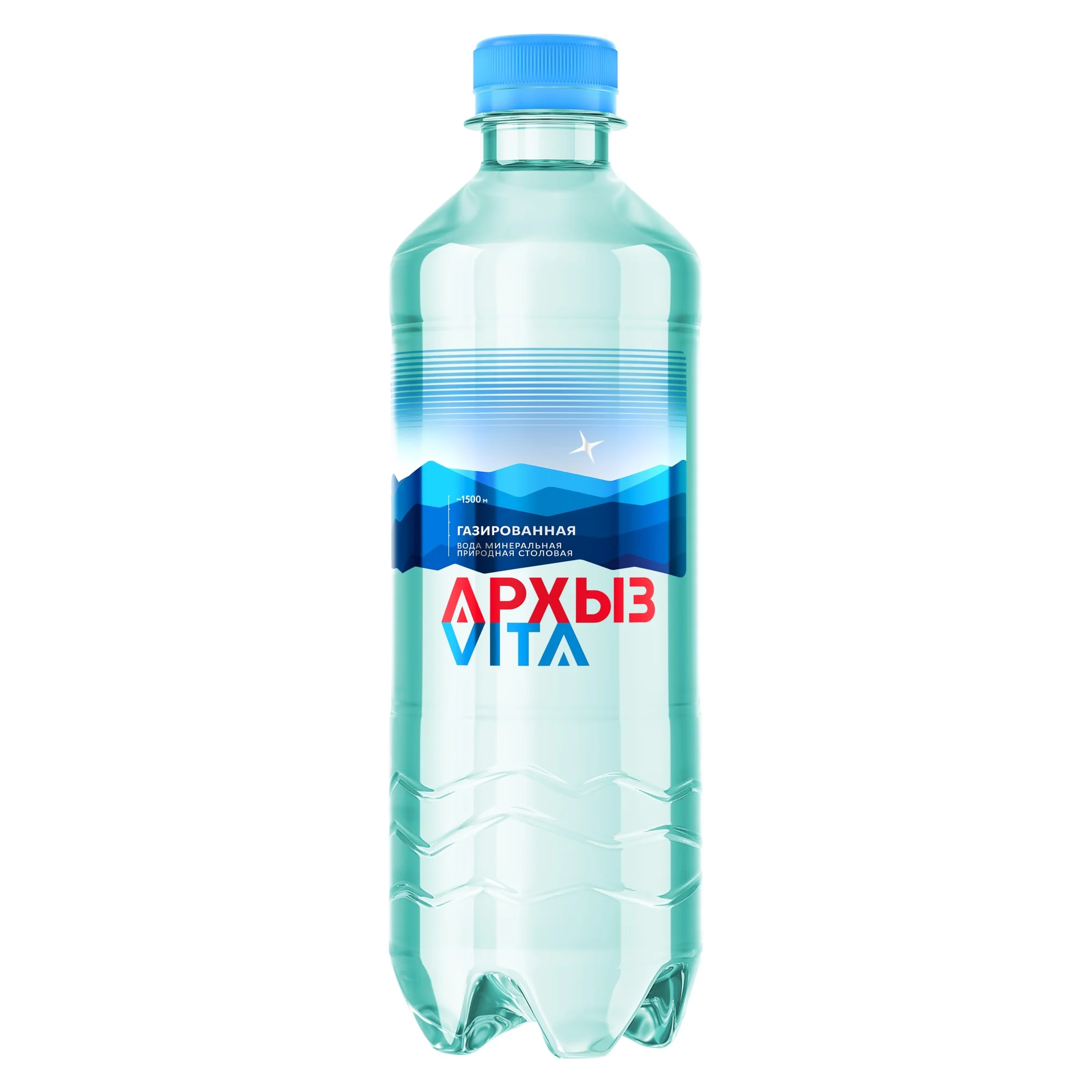 Вода Архыз мин газ 0,5л