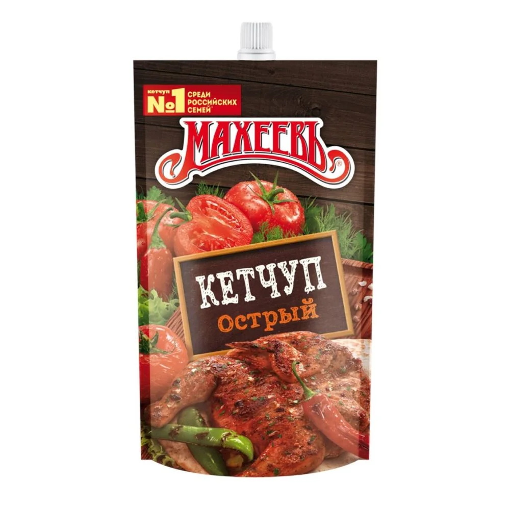 Кетчуп Махеевъ Острый д/п 300 г