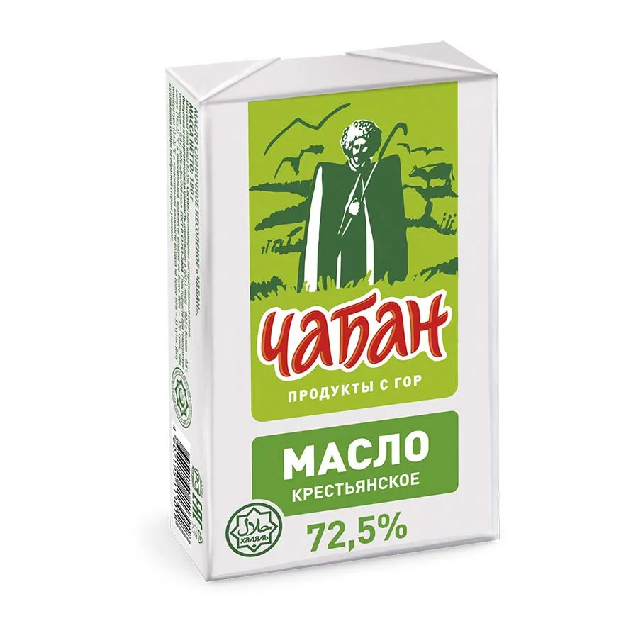Масло сливочное Чабан Халяль 72.5% 180г