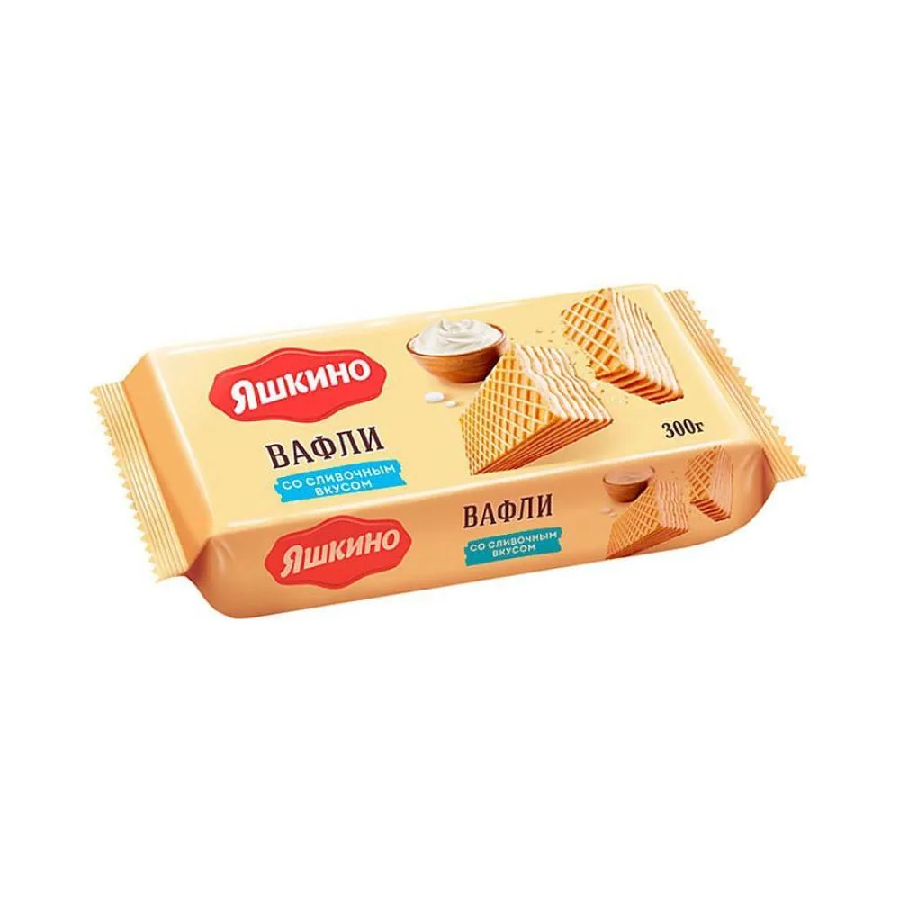 Вафли Яшкино Сливочные 300 г