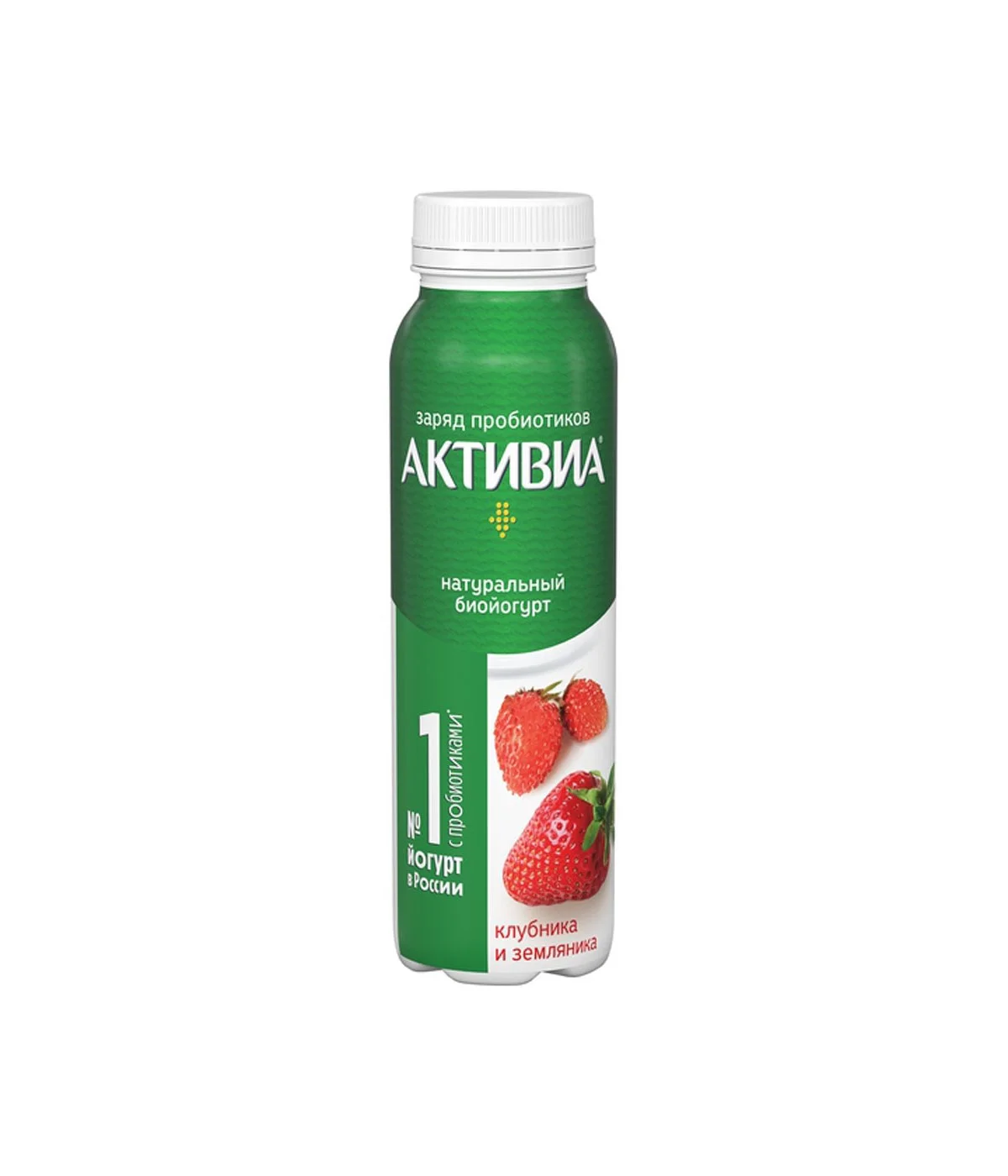 Йогурт Активиа питьев  клубника-земляника 260г