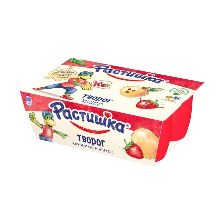 Десерт Растишка 6* 270г клубника абрикос 270 г