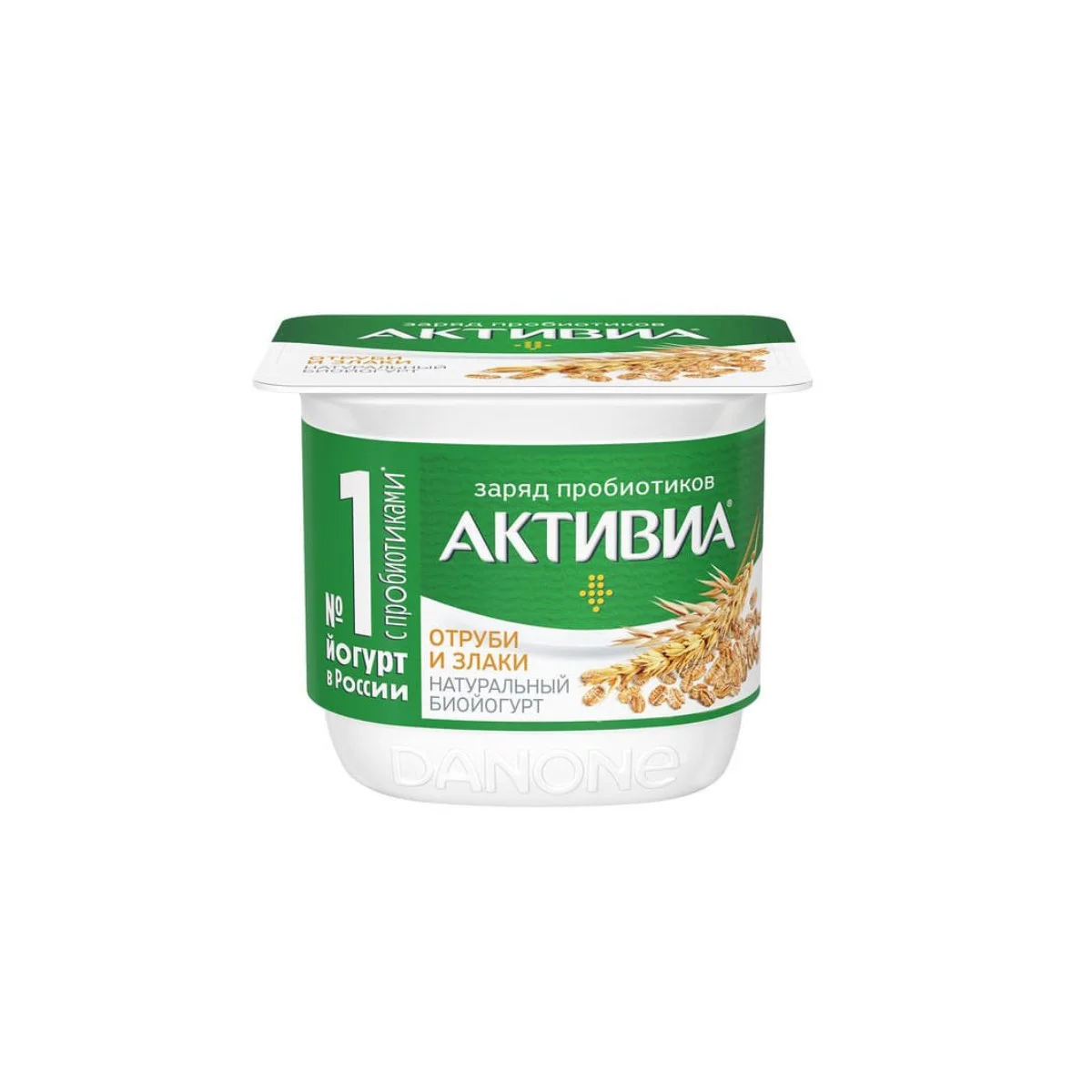 Йогурт Активиа 2.9%  Отруби-Злаки 130г
