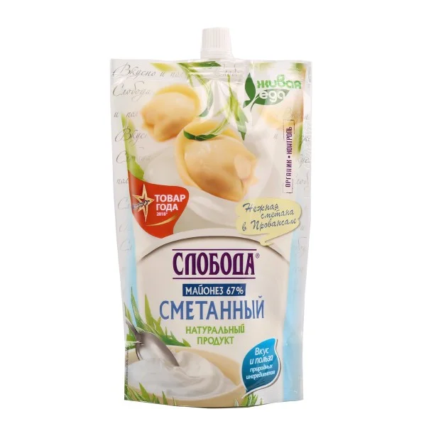 Майонез Слобода Провансаль сметанный 67% 400г