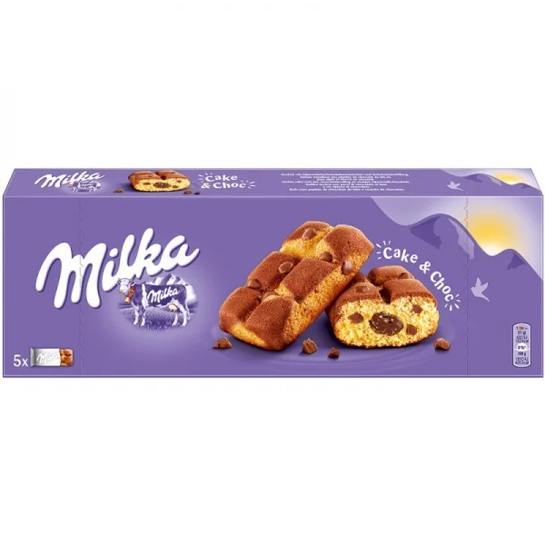 Печенье бисквитное Milka Soft & Choc 175г
