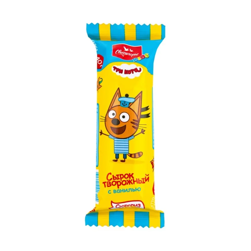 Сырок Три Кота творожный 16%  с ванилью 40 г