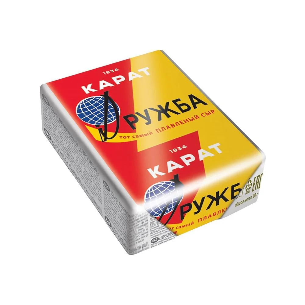 Сыр плавленый Карат Дружба 45% 90 г