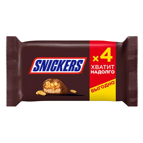 Батончик Snickers мультиупаковка 4*40г