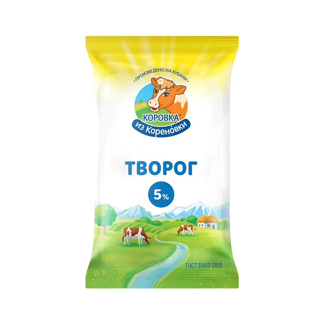 Творог Коровка из Кореновки 5% 180г