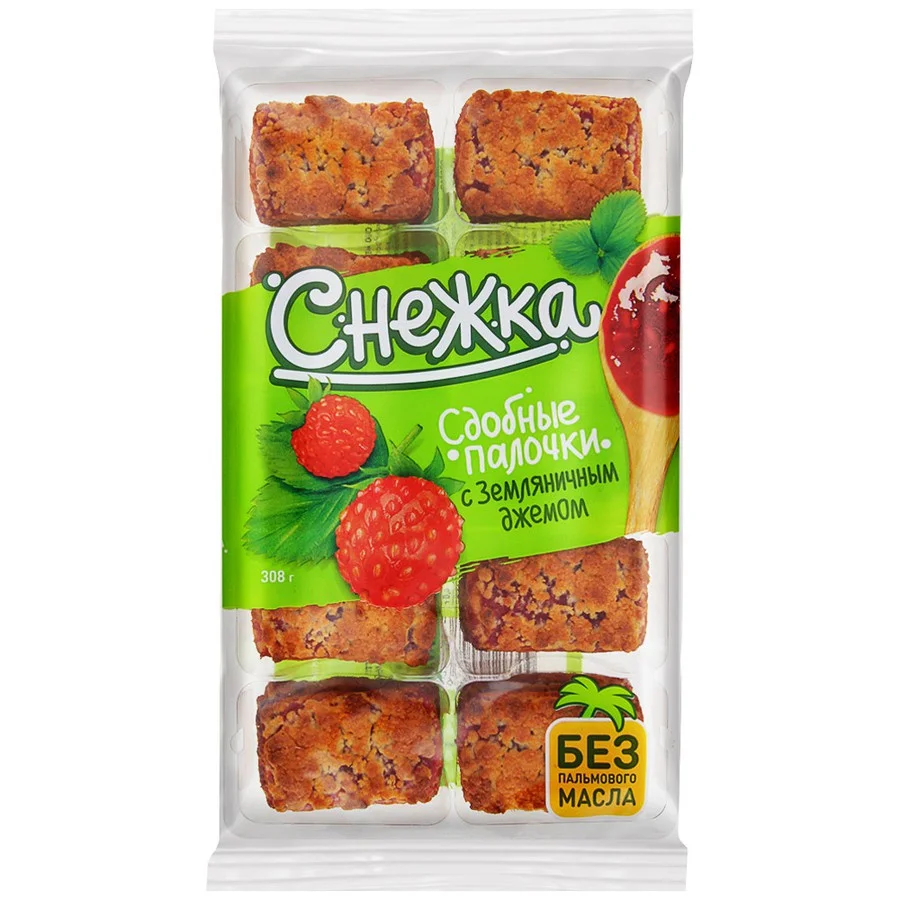 Печенье Дарлетто Фруктовое с земляникой 308г