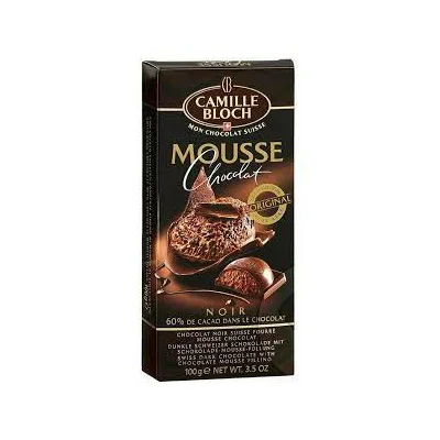 Шоколад Camille Bloch Mousse горький нач шокол мусса