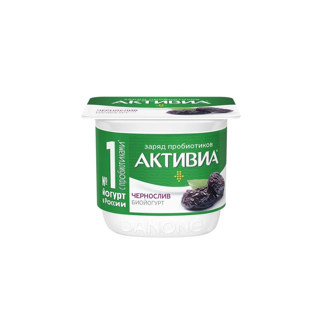 Йогурт Активиа 2.9%  Чернослив 130г