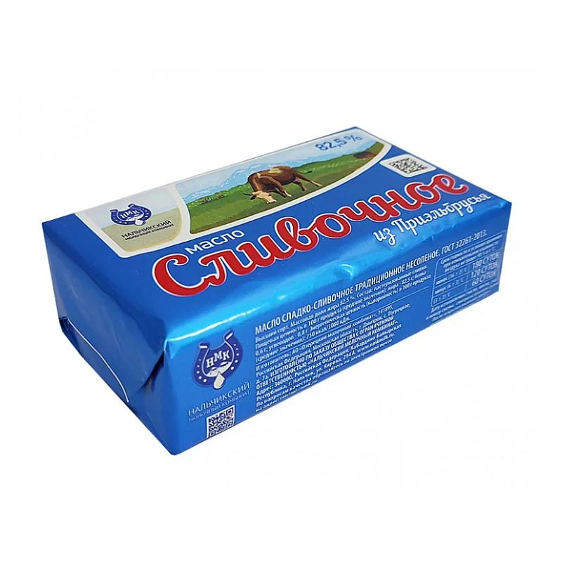 Масло сливочное 82.5% Из Приэльбрусья 380г