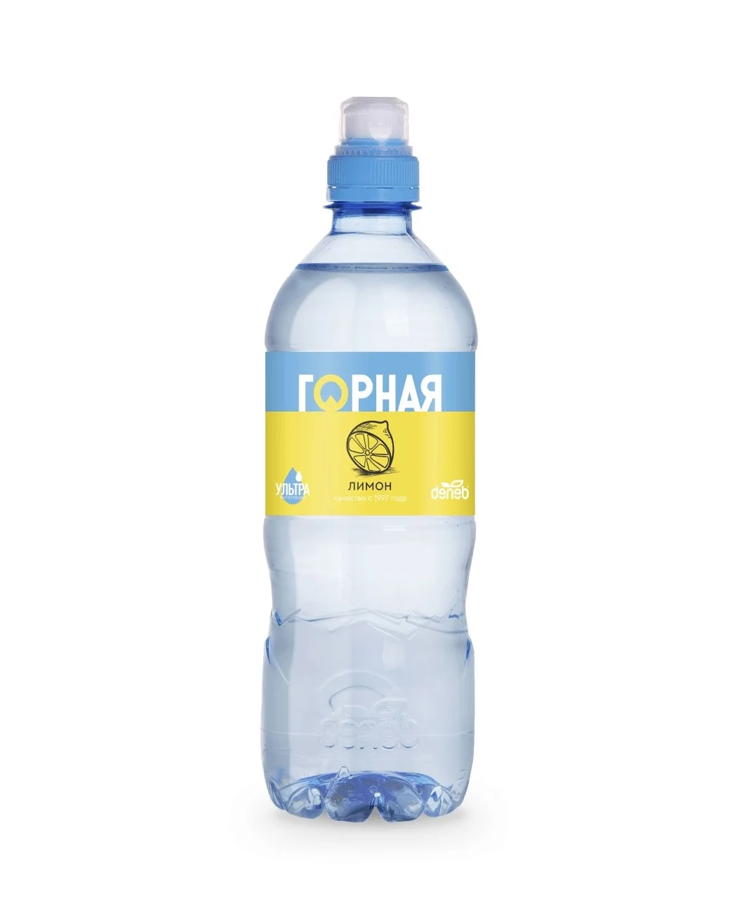 Вода Денеб Горная Спорт пл/б 0,6л Лимон