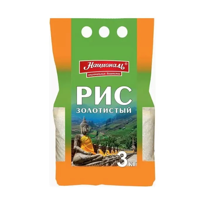Рис Националь Золотистый 3кг