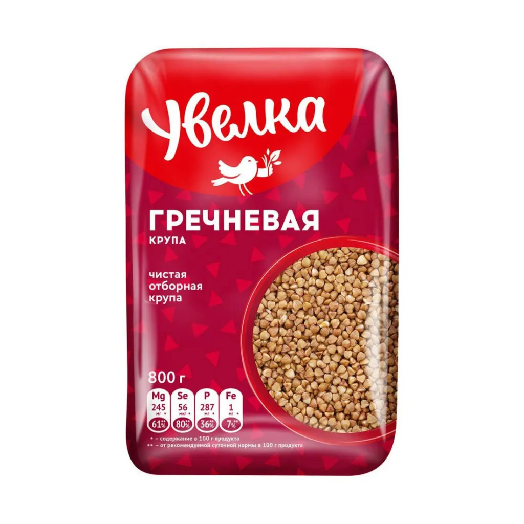 Крупа Увелка Гречневая Экстра 800г