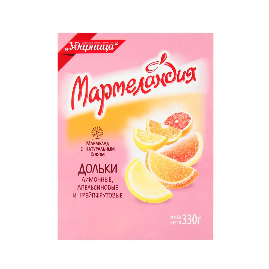 Мармелад Мармеландия Ассорти  Ударница 330 г